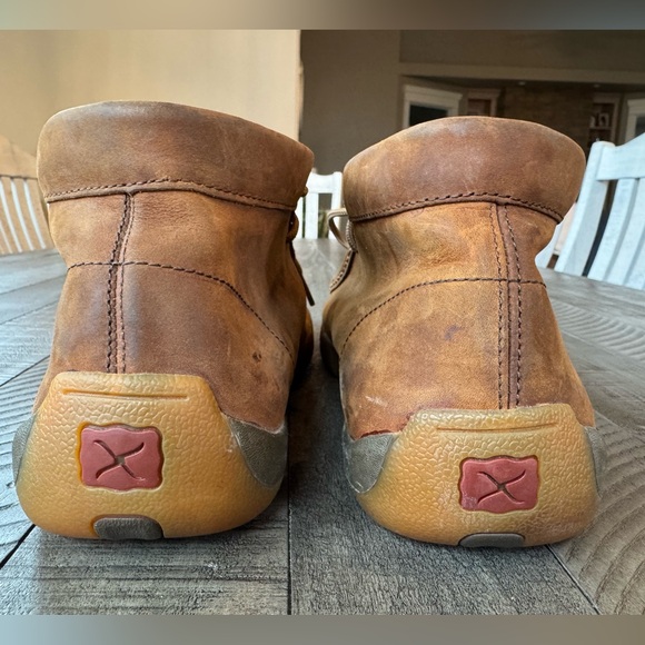 Twisted X Brown Chukka Checkered Driving Mocs Boots Men’s Size 11 (M) main image 8